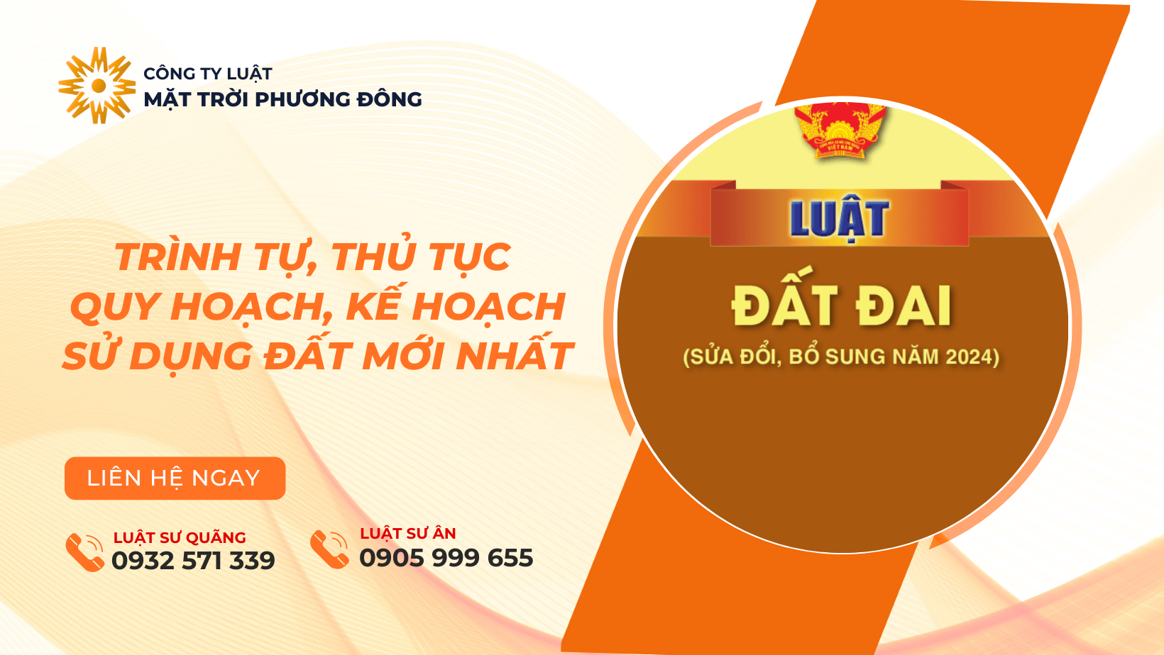 TRÌNH TỰ, THỦ TỤC QUY HOẠCH, KẾ HOẠCH SỬ DỤNG ĐẤT MỚI NHẤT