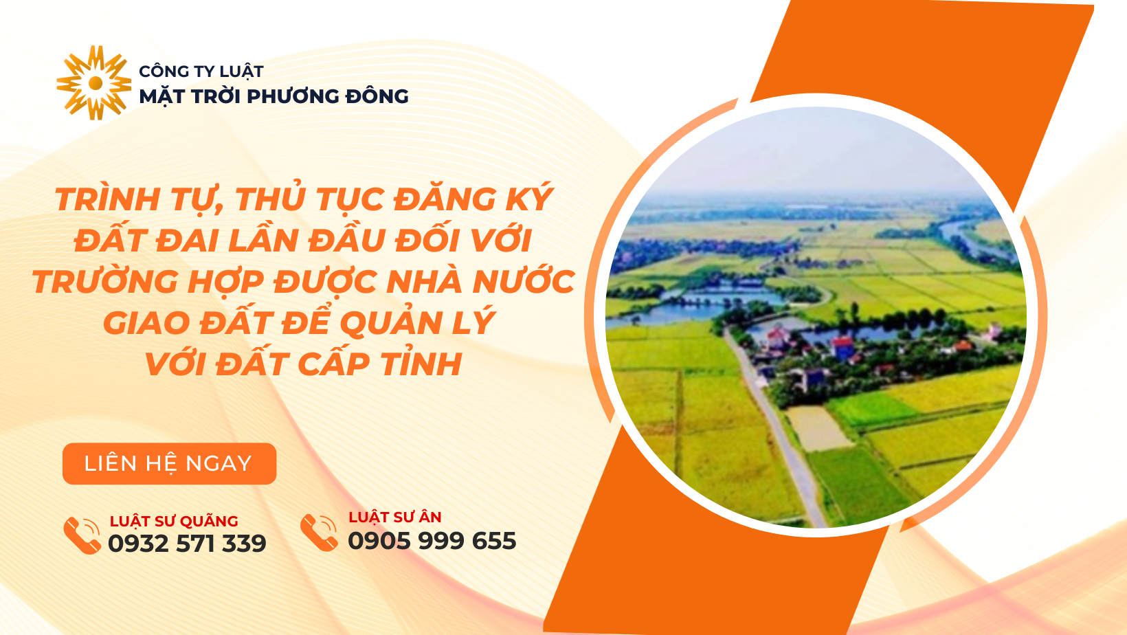 TRÌNH TỰ, THỦ TỤC ĐĂNG KÝ ĐẤT ĐAI LẦN ĐẦU ĐỐI VỚI TRƯỜNG HỢP ĐƯỢC NHÀ NƯỚC GIAO ĐẤT ĐỂ QUẢN LÝ VỚI ĐẤT CẤP TỈNH