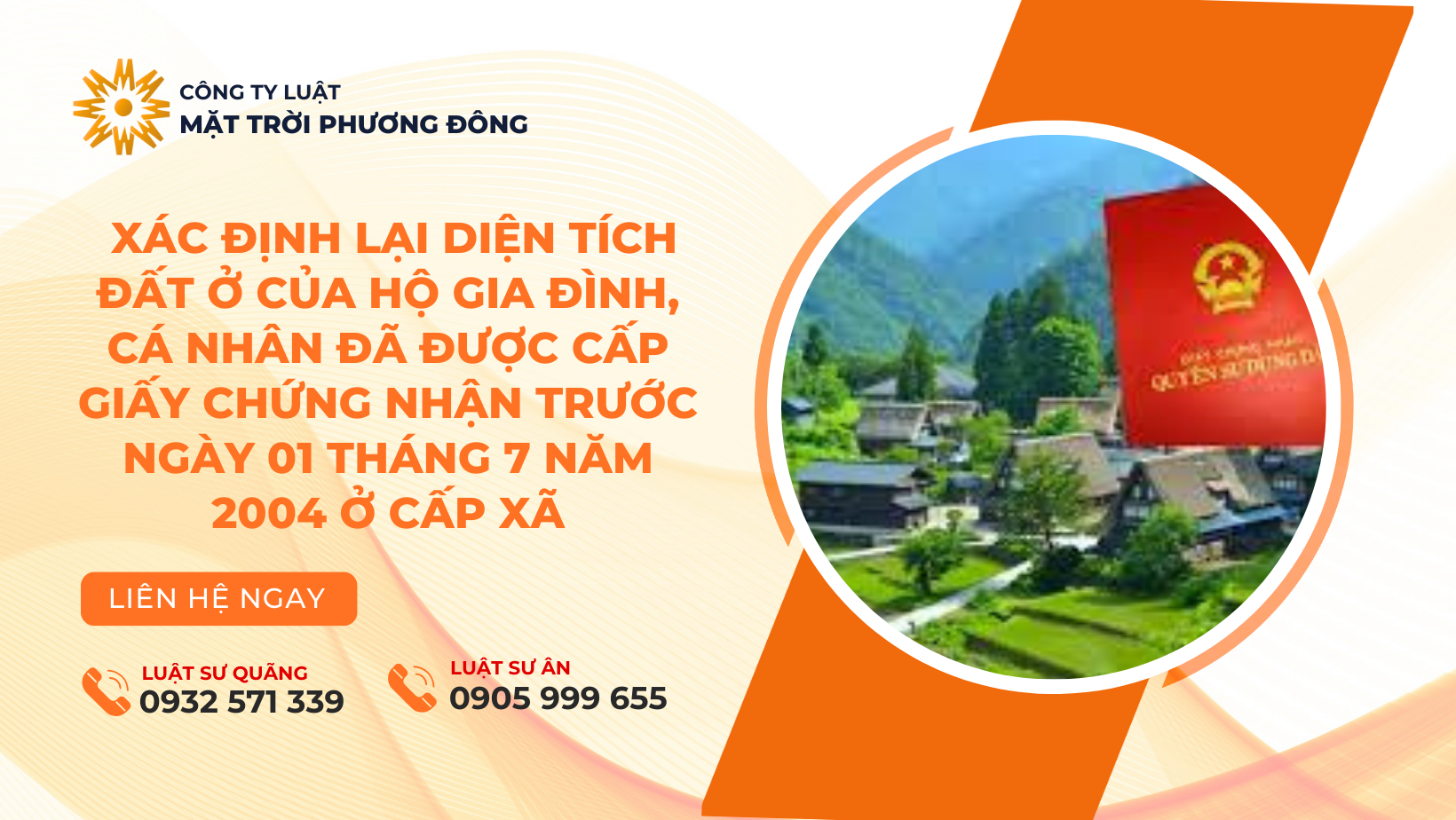 XÁC ĐỊNH LẠI DIỆN TÍCH ĐẤT Ở CỦA HỘ GIA ĐÌNH, CÁ NHÂN ĐÃ ĐƯỢC CẤP GIẤY CHỨNG NHẬN TRƯỚC NGÀY 01 THÁNG 7 NĂM 2004 Ở CẤP XÃ