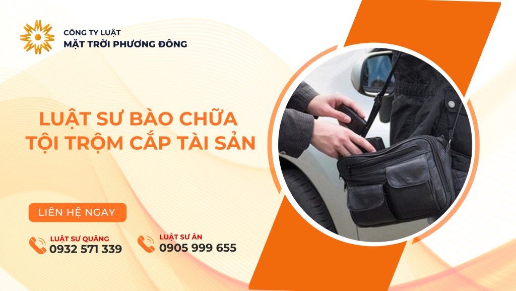 LUẬT SƯ BÀO CHỮA TỘI TRỘM CẮP TÀI SẢN