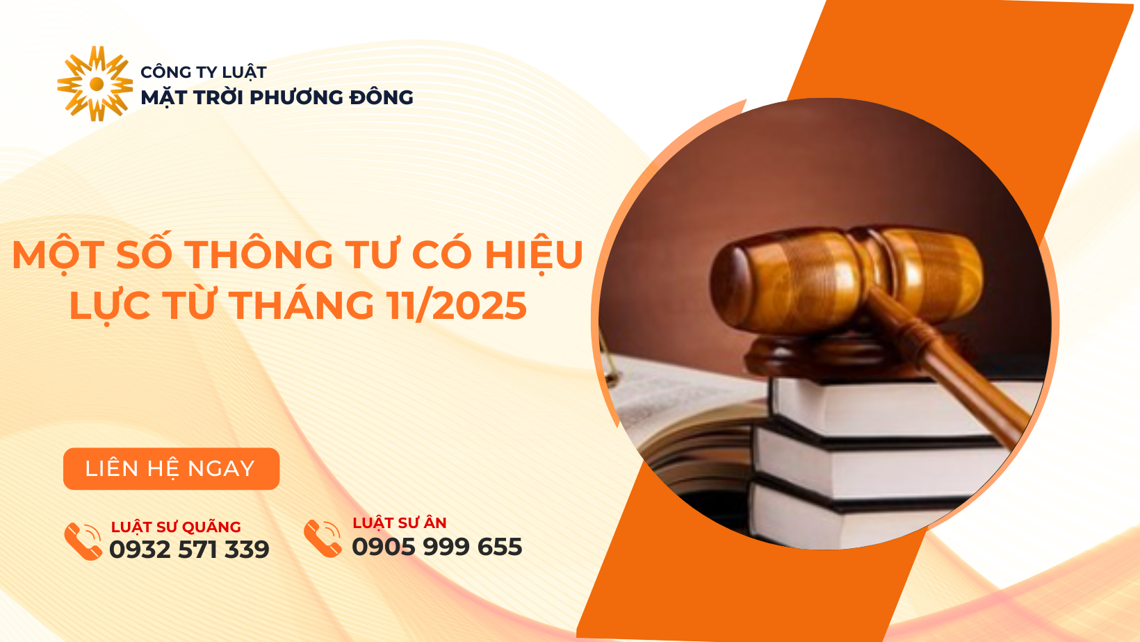 MỘT SỐ THÔNG TƯ CÓ HIỆU LỰC TỪ THÁNG 11/2025