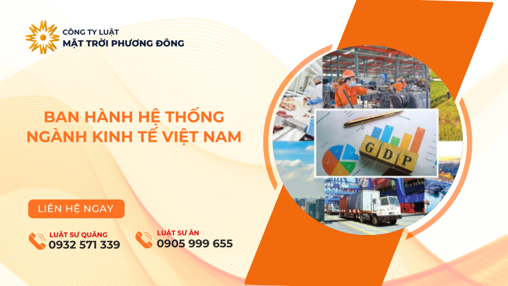 BAN HÀNH HỆ THỐNG NGÀNH KINH TẾ VIỆT NAM