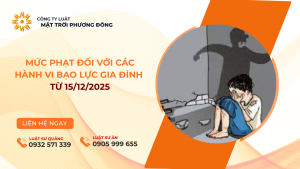 MỨC PHẠT ĐỐI VỚI CÁC HÀNH VI BẠO LỰC GIA ĐÌNH TỪ 15/12/2025