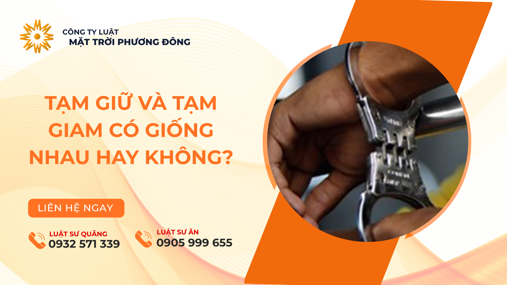 TẠM GIỮ VÀ TẠM GIAM CÓ GIỐNG NHAU HAY KHÔNG?