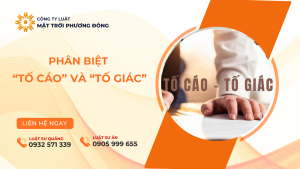 PHÂN BIỆT “TỐ CÁO” VÀ “TỐ GIÁC”
