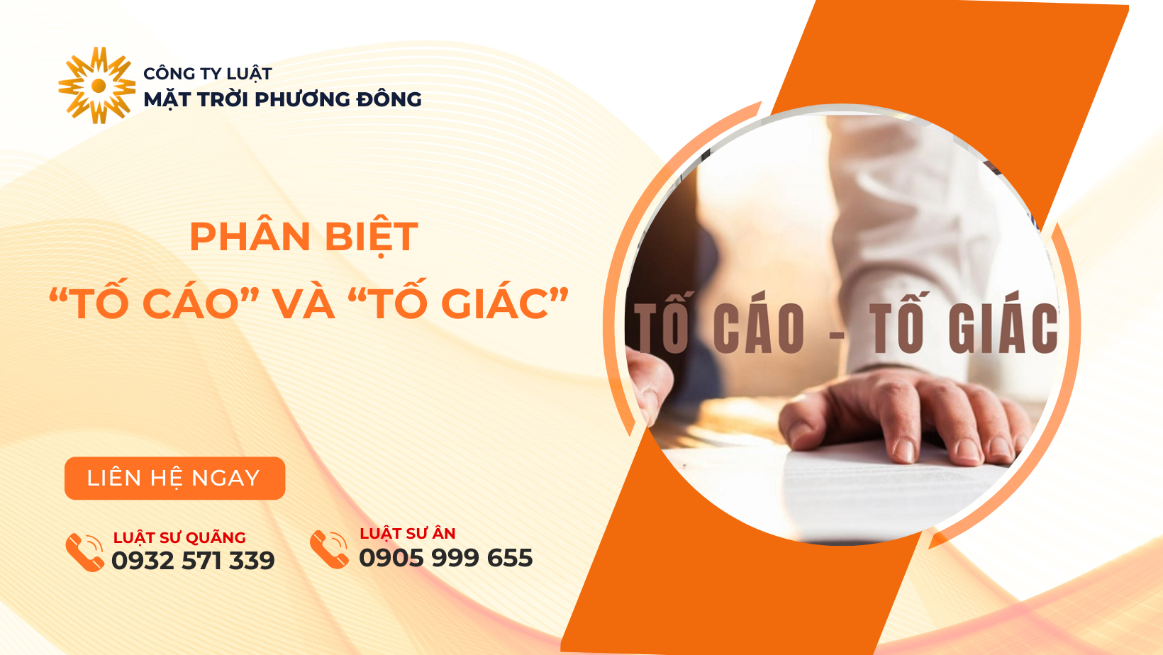 PHÂN BIỆT “TỐ CÁO” VÀ “TỐ GIÁC”