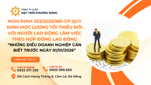 NGHỊ ĐỊNH 293/2025/NĐ-CP QUY ĐỊNH MỨC LƯƠNG TỐI THIỂU ĐỐI VỚI NGƯỜI LAO ĐỘNG LÀM VIỆC THEO HỢP ĐỒNG LAO ĐỘNG “Những điều doanh nghiệp cần biết trước ngày 01/01/2026”
