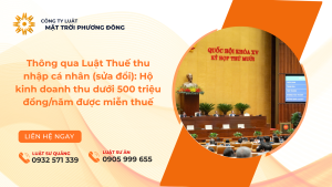 Thông qua Luật Thuế thu nhập cá nhân (sửa đổi): Hộ kinh doanh thu dưới 500 triệu đồng/năm được miễn thuế