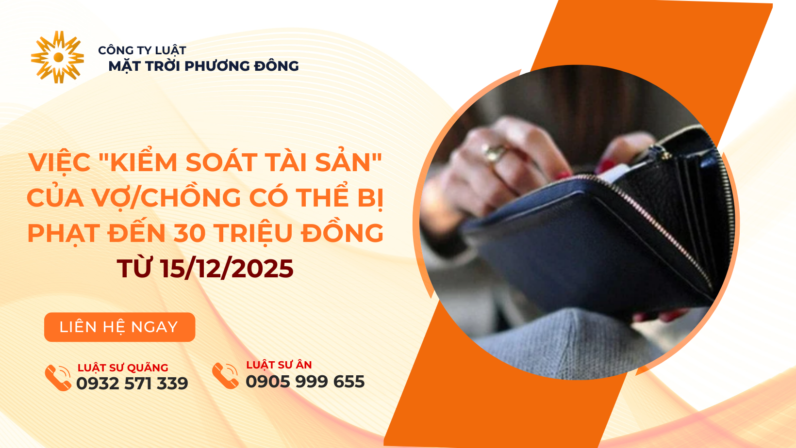 VIỆC "KIỂM SOÁT TÀI SẢN" CỦA VỢ/CHỒNG CÓ THỂ BỊ PHẠT ĐẾN 30 TRIỆU ĐỒNG TỪ 15/12/2025