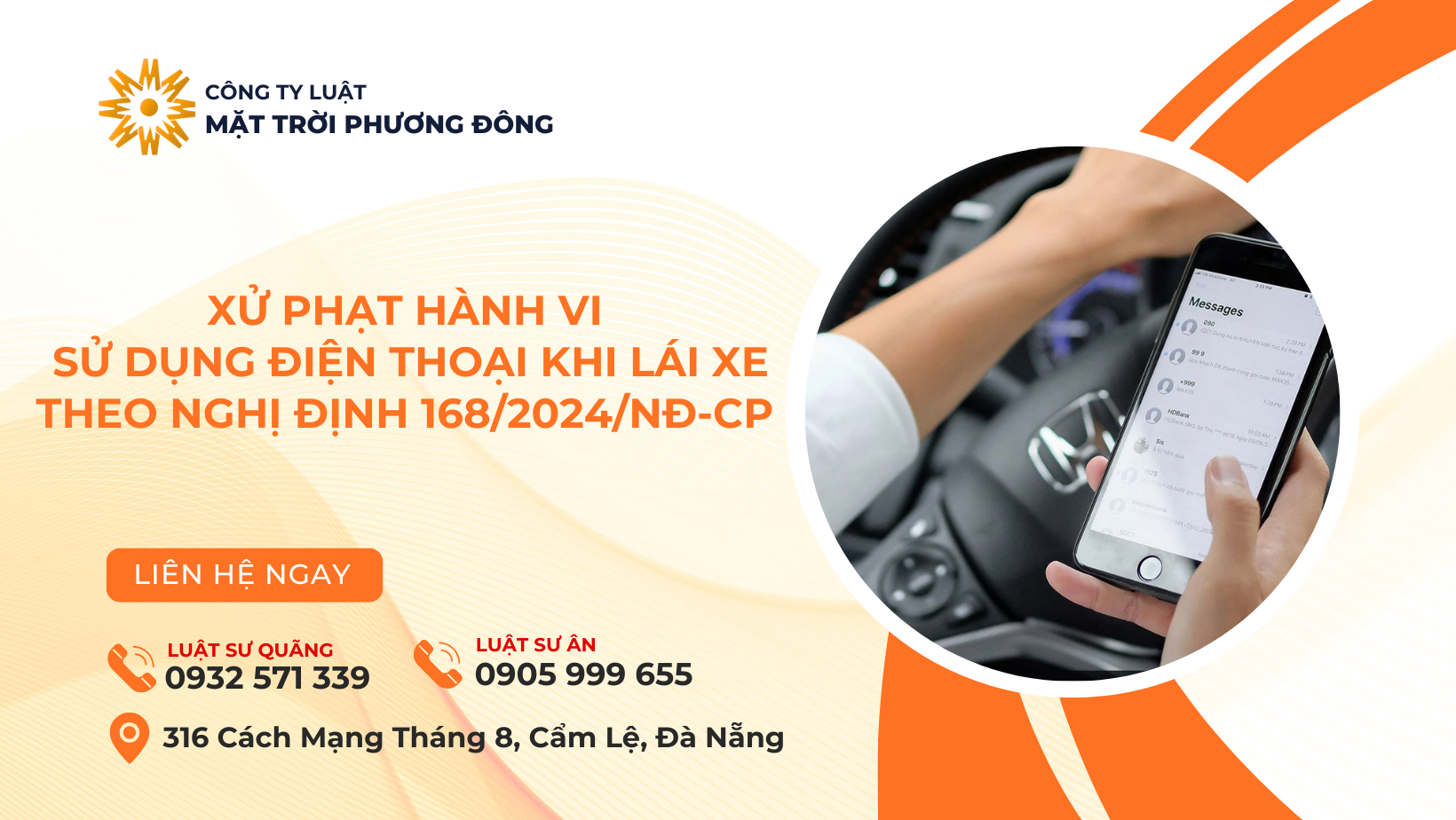 Xử phạt hành vi sử dụng điện thoại khi lái xe theo Nghị định 168/2024/NĐ-CP