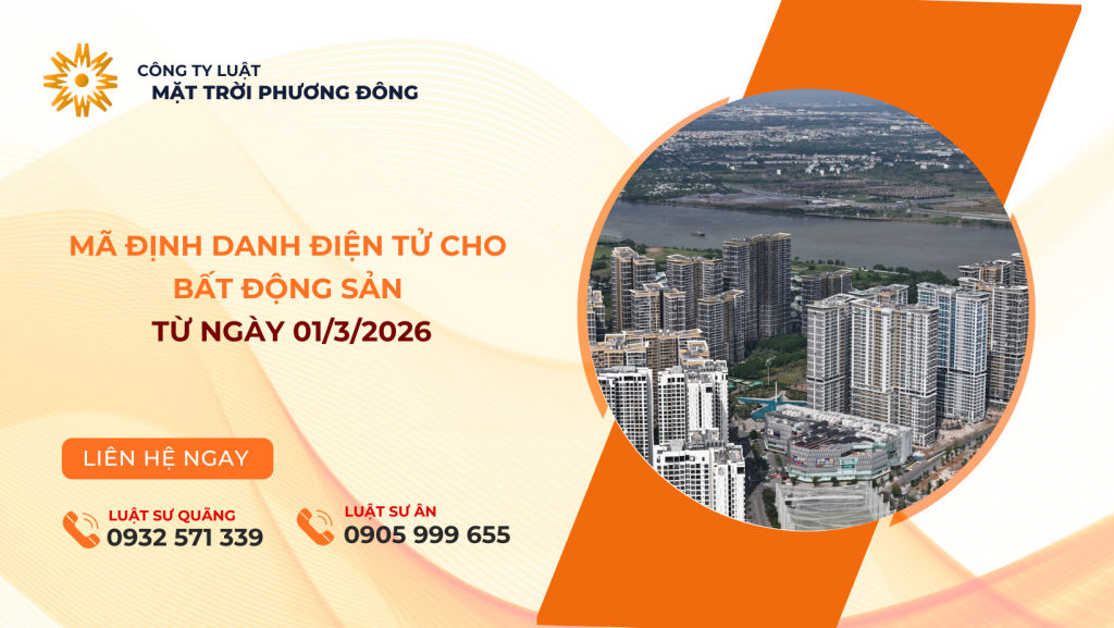 MÃ ĐỊNH DANH ĐIỆN TỬ CHO BẤT ĐỘNG SẢN TỪ NGÀY 01/3/2026