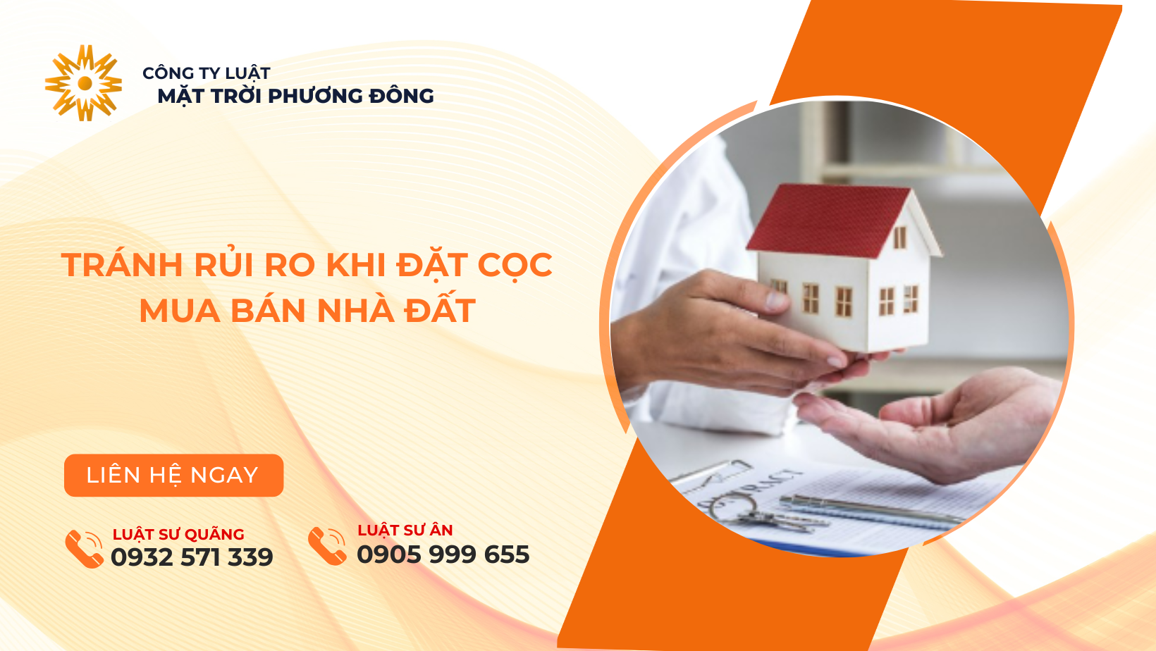 TRÁNH RỦI RO KHI ĐẶT CỌC MUA BÁN NHÀ ĐẤT