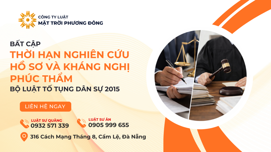 Bất cập về thời hạn nghiên cứu hồ sơ và kháng nghị phúc thẩm