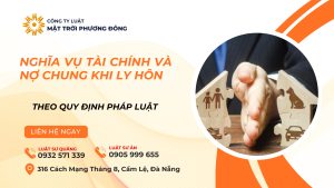 Nghĩa vụ tài chính và nợ chung khi ly hôn