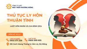 Thủ tục thuận tình ly hôn