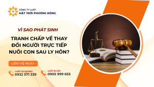 Vì sao phát sinh tranh chấp về thay đổi người trực tiếp nuôi con sau ly hôn?