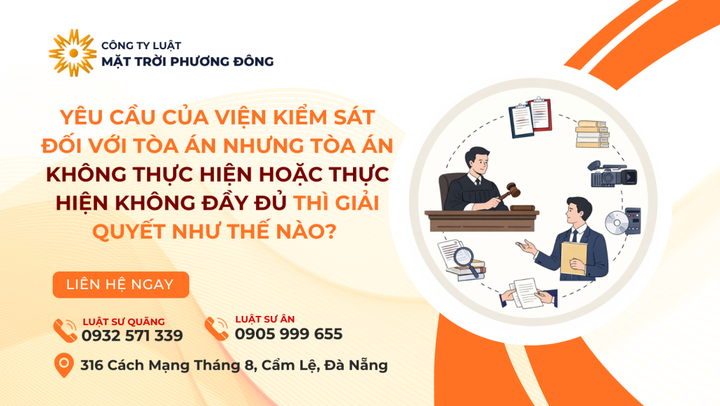 Yêu cầu của VKS đối với Tòa án nhưng không được thực hiện